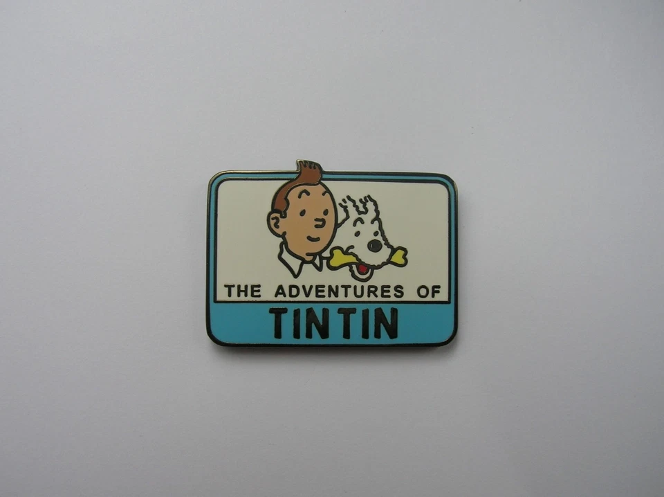 Tim und Struppi - Pin.   Blau gerahmt: The Adventures of TINTIN - Bild 1 von 1