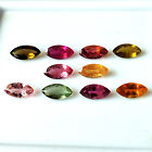 3.5X7 mm Pear Natural Faceted Multi Color Tourmaline Wholesale Gemstone 10 Piece