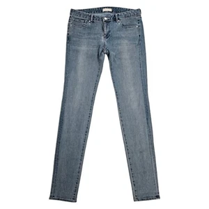 Uniqlo Mens Size 29x33 Blue Gray Denim Stretch Slim Fit Straight Jeans - Picture 1 of 12