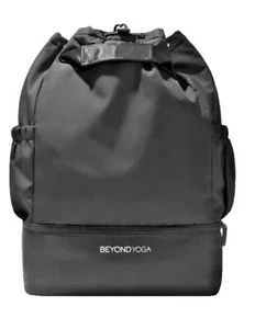 Beyond Yoga Convertible Gym Bag Backpack Black New $80 - Picture 1 of 8