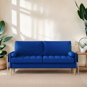 ROMA Sofa Modern Upholstered Couch for Small Spaces Living Room - Picture 1 of 6