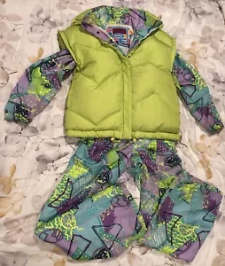 Vtg 80’s Roffe Skiwear Suit w/ Puffer Vest Women’s Medium/Size 10 USA - Picture 1 of 22