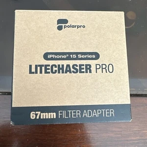 PolarPro LiteChaser 67mm Filter Adaptor for iPhone 15 Pro/Pro Max