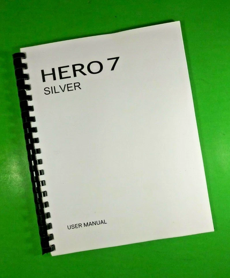 Owners Manual for GoPro Hero 7 Silver Camera 71 Pages W/Clear Covers! - Image 1 of 1