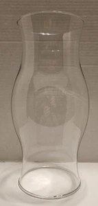 11 5/8" Tall Large Clear Glass Candle Globe Chimney 25J - Picture 1 of 5
