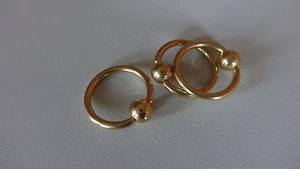 1X BCR / CBR Metallic Intim Auge Lippe Ohr Klemmball 5Mm 14G 1.6Mm Innen 11.5Mm - Picture 1 of 5