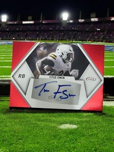 2023 SAGE High Series - Autographs Red #A-TS4 Titus Swen (AU, RC) - Picture 1 of 2