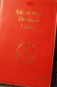 1979 ISLE OF MAN DECIMAL 6 Coin Mint Set ROT in Geldbörse - Bild 1 von 2