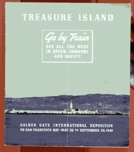 TREASURE ISLAND Golden Gate International Exposition vintage pamphlet 1940 - Bild 1 von 2