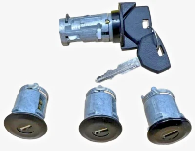 Jeep Wrangler 1991-1996 Juego de 2 llaves interruptor llave trasera interruptor cerradura cilindro puerta encendido Foto 1 de 4