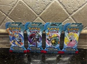 Pokemon TCG: Journey Together Sleeved Booster Packs 4 Total!!!! | ON HAND 🔥 - Picture 1 of 1