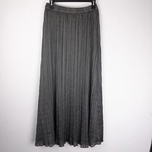 Zara Skirt Womens XS/S Gray Pleated Lined Maxi New - Picture 1 of 12