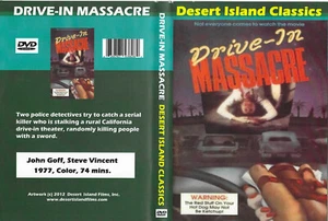 DRIVE-IN MASSACRE BY STU SEGALL RARE DVD!!!!! - Imagen 1 de 1