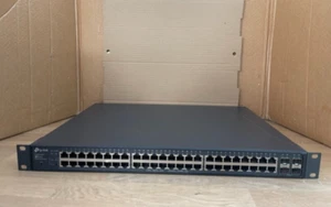 TP-Link T1600G-52PS with Brackets TP-Link JetStream T1600G-52PS (TL-SG2452P) - Afbeelding 1 van 6