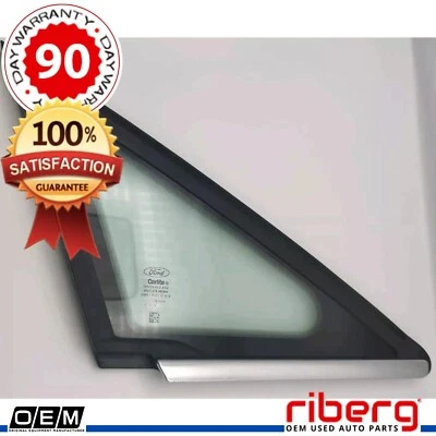 🔥OEM 13-18 Ford C-Max Pilar Delantero Derecho Esquina Ventilación Puerta Vidrio Ventana Cromo💎 Foto 1 de 4