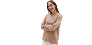 VANS Womens OTW Long Sleeve T-Shirt Top Tee - Burro