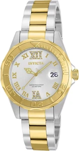 Invicta Pro Diver Women Quartz Watch 38mm Stainless Steel Silver Water Resistant - Picture 1 of 12