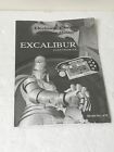 Excalibur Electronic Roulette Handheld Portable Video Game "MANUAL ONLY"