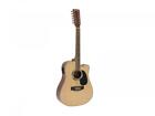 DIMAVERY DR-612 12-string Western Guitar, Natural 