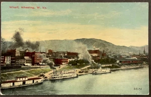 Wheeling WV View of Market Street by Starlight by Kropp SHIPS FREE - Picture 1 of 2