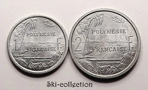1+2 Francs 1965. Polynésie Française. Colonies Françaises. Aluminium. SUP - Picture 1 of 2