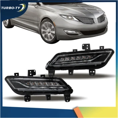 Conjunto de luces antiniebla LED para parachoques delantero Lincoln MKZ 2013-2016 Foto 1 de 4