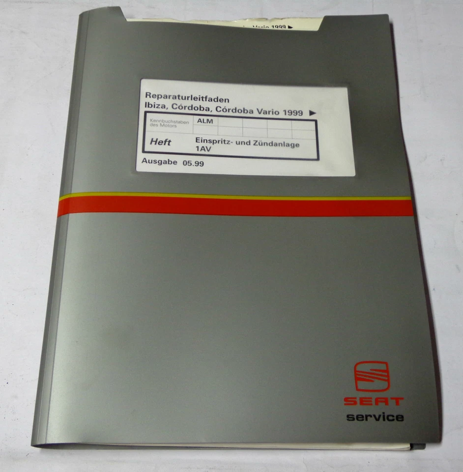 Manual de Taller Seat Ibiza Tipo 6K / Cordoba Inyección Dispositivo Encendido - Imagen 1 de 1