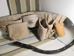 CLC Work Gear 527X Tischler Leder Arbeitsschürze 12 Taschen, Top! - Bild 1 von 5