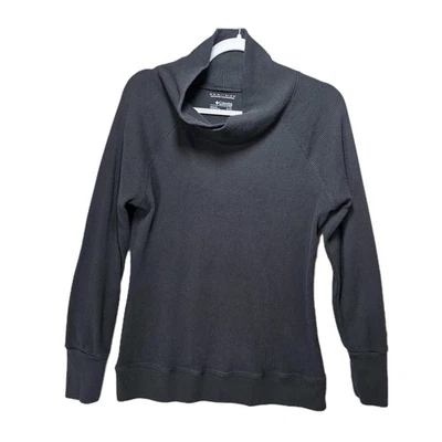 Columbia Omni Wick Camisa Tejida Waffle Para Mujer XL Negra Pullover Térmico Cuello Simulado Foto 1 de 4