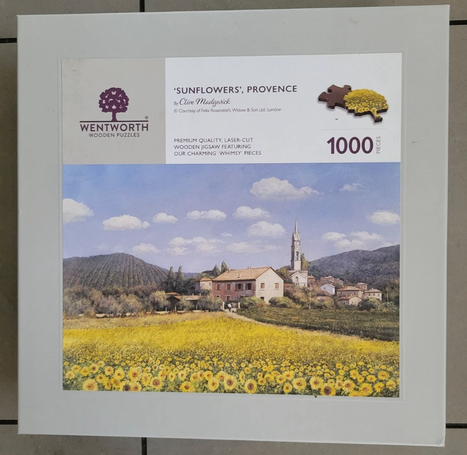 Wentworth 'Sunflower', Province Wooden Puzzle 1000 pieces - Image 1 of 2