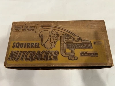 Squirrel Nutcracker Vtg- The Woldert Co. Tyler, TX - Table Vice Tool - Cast Iron - Image 1 of 4