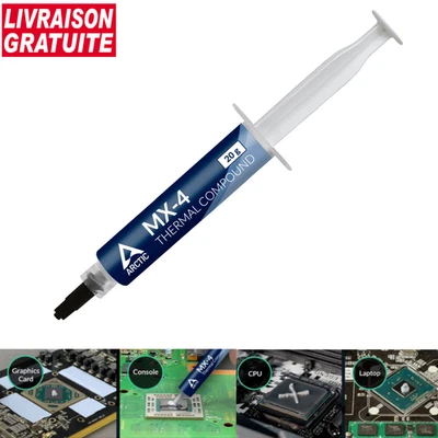 ARCTIC MX-4 (20g) - Pâte thermique haute performance, sûre, durable, non conduct - Photo 1/4