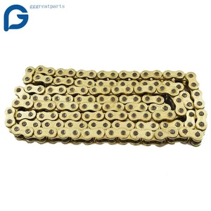 Gold 530x130 O-Ring Drive Chain Motorcycle 530 Pitch 130 Links - Picture 1 of 6