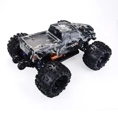 1:8 RC Monstertruck 90KM/H 4WD Rennwagen MT8 Piraten3 Metall Stoßdämpfer ESC - Bild 1 von 4