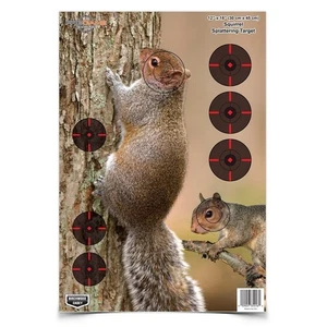 Birchwood Casey Pregame 12 X 18" Squirrel Targets Full-Color Images 8 Pack 35406 - Picture 1 of 1