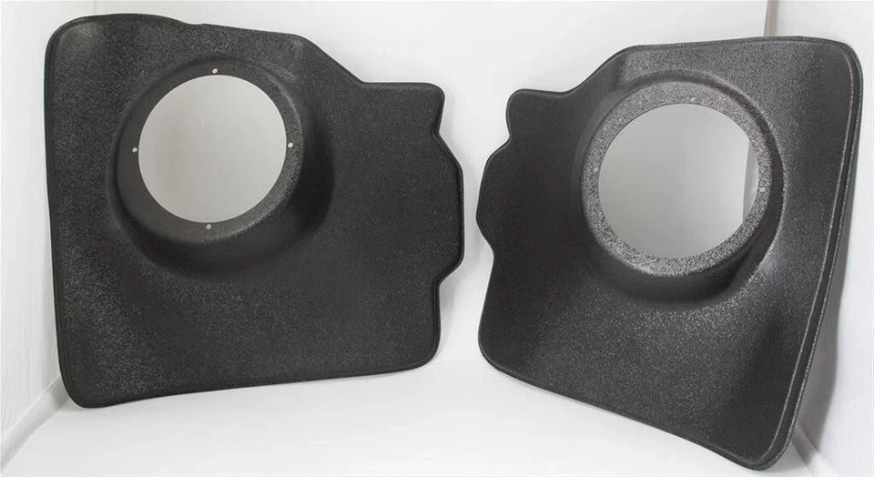 1952-73 VOLKSWAGEN BEETLE BLACK SPEAKER KICK PANELS PAIR LH & RH - Image 1 of 1