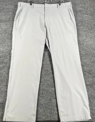 Pantalones de Golf Adidas Para Hombre 40x32 Gris Chino Rendimiento Exterior Informal Ligeros Foto 1 de 4