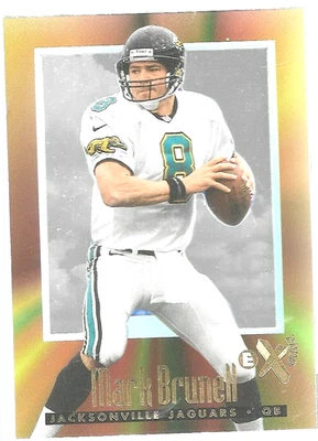 1997 Skybox EX 2000 Mark Brunell 44 Jacksonville Jaguars Football Card Vintage - Image 1 of 4