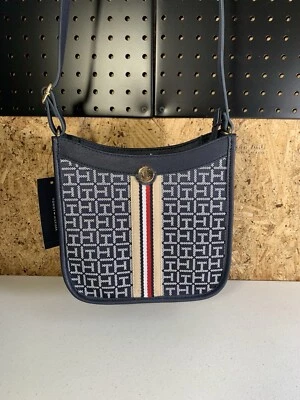 NWT Women’s Tommy Hilfiger Crossbody Bag Purse, Blue Red White Smaller Size - Image 1 of 4