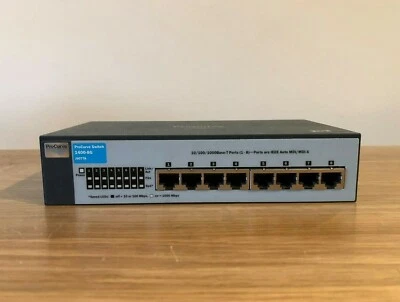 HP ProCurve 1400-8G with No PSU (8-Port Gigabit Switch) HP 1400-8G HP J9077A - Image 1 of 4