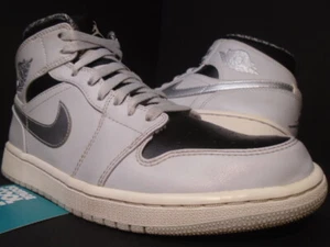 2016 NIKE AIR JORDAN 1 RETRO I MID OG PURE PLATINUM WHITE SILVER BLACK KAWHI 9 - Picture 1 of 9