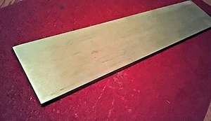 Barra plana de latón sólido 3" x 3/8" x 11,25" largo venta a £36 envío gratuito CZ121? - Imagen 1 de 3