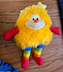 Vintage 11" Plush RAINBOW BRITE Yellow Star Bright Sprite Hallmark Mattel 1983 - Picture 1 of 3