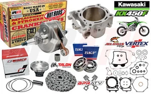 10-15 Kawasaki KX450F KX 450F 96mm Simple Stock Rebuild Kit Crank Wiseco Piston - Picture 1 of 24