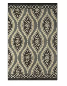 Mohawk Value Bay 3x4 Neutral Trellis Machine Washable Throw Rug - Picture 1 of 3