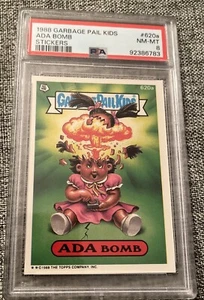 1988 15th Series NDC Garbage Pail Kids GPK 620a ADA BOMB PSA 8 NM-MT 2 Star Var - Picture 1 of 2