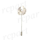 New formal Men's Suit chest brooch White flower lapel pin wedding fashion