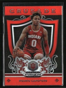 Romeo Langford 2019 Panini Prizm Draft Picks Crusade Red Prizm #99 RC