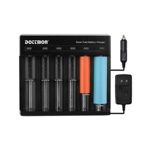Dottmon 6-Slot Universal Battery Fast Charger Model CB-6A AAAA,AAA,AA,SC,C,D - Picture 1 of 7