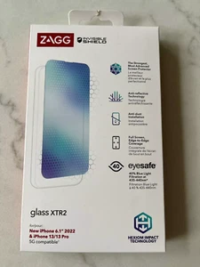 ZAGG InvisibleShield Glass XTR2 Screen Protector iPhone 14/iPhone 13/ 13 pro - Photo 1 sur 1